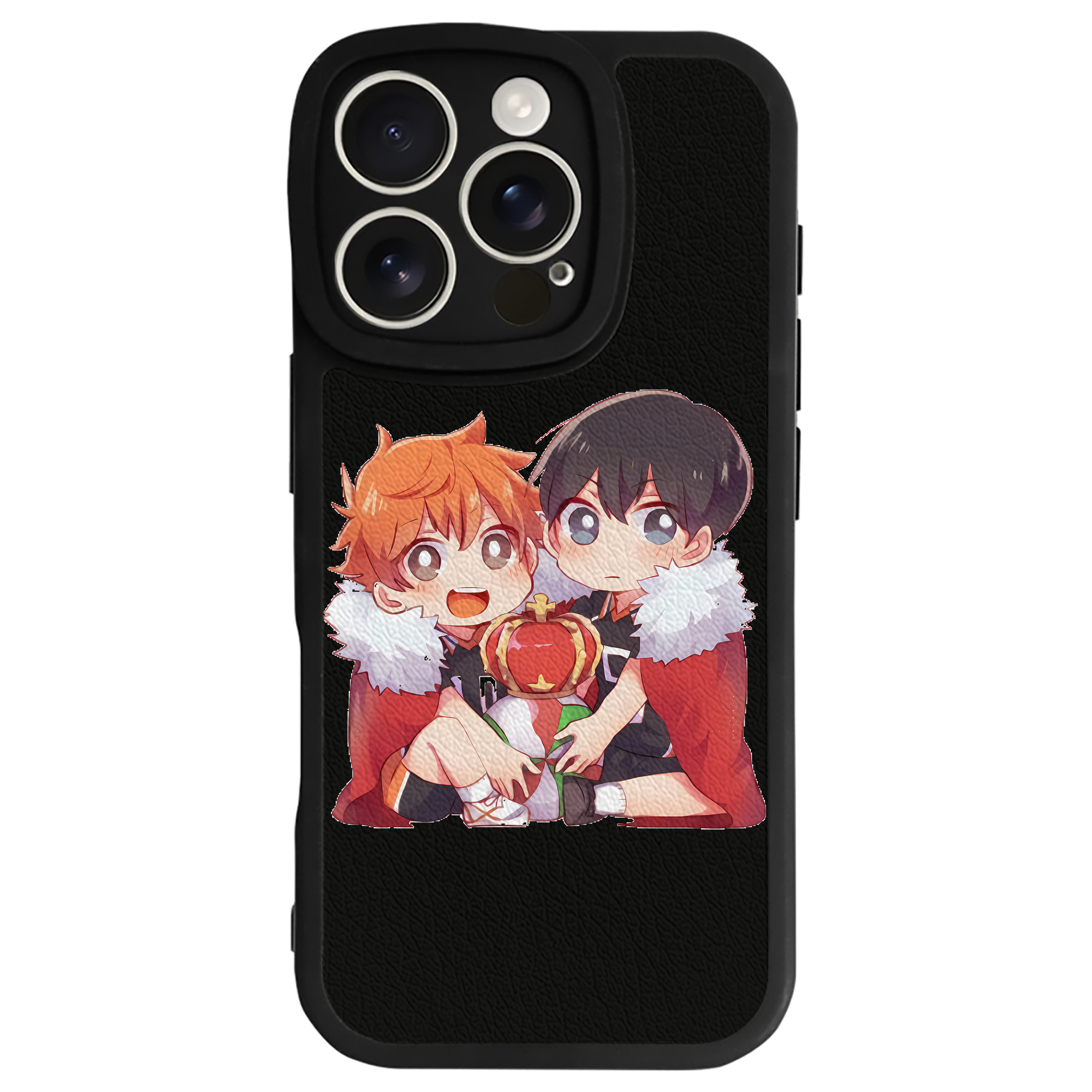 （画像用） ハイキュー!! Haikyu!! 【iPhone 16シリーズ対応】シリコンスマホケース（レザー調） 材質：シリコン